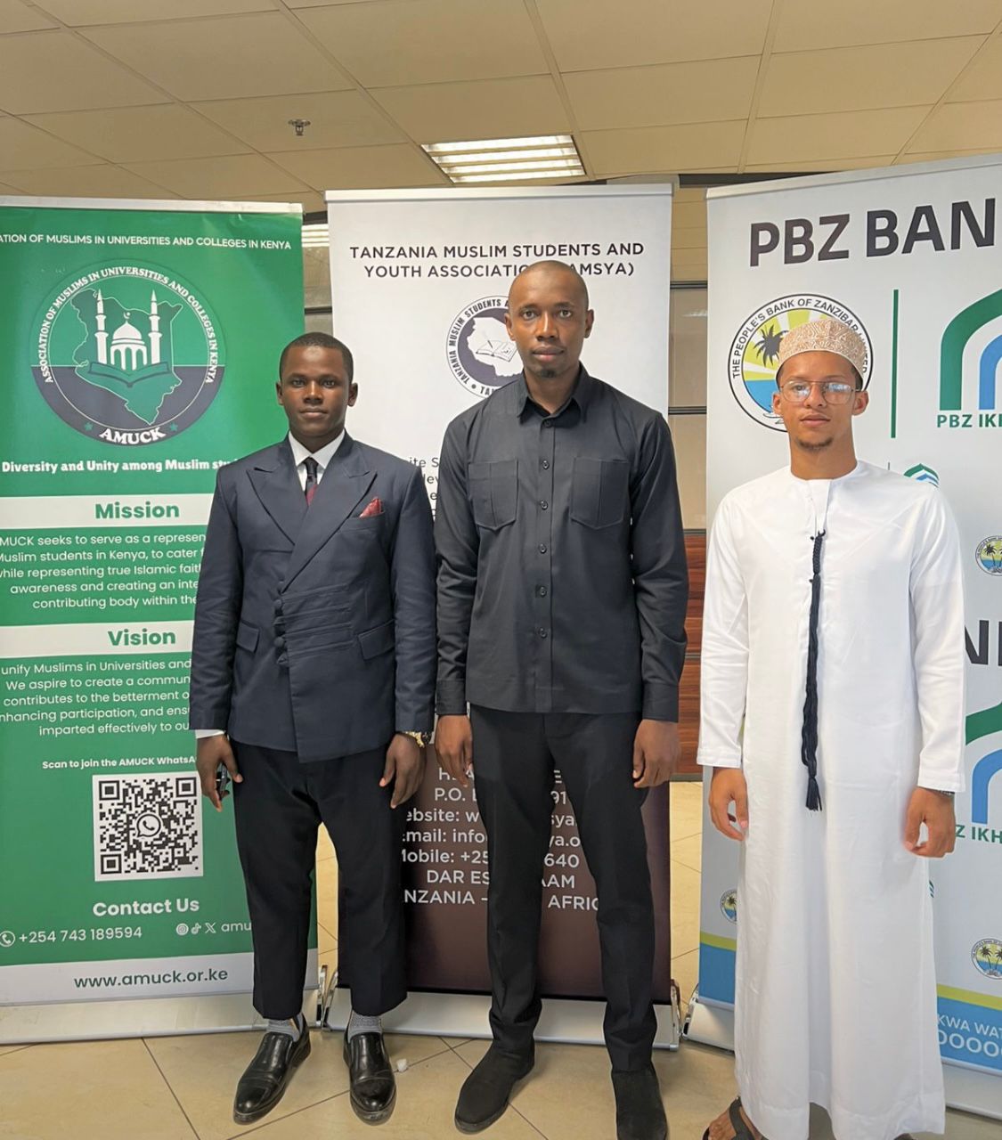 President MSAU🇺🇬, President TAMSYA 🇹🇿, chairperson AMUCK🇰🇪